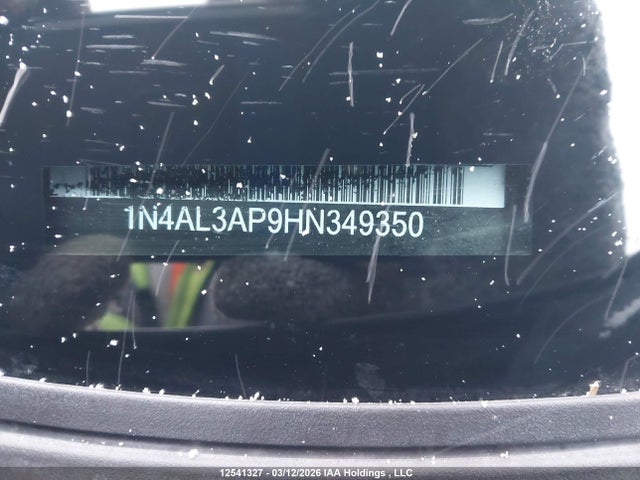 1N4AL3AP9HN349350 Nissan Altima 2.5/s/sv/sl/sr