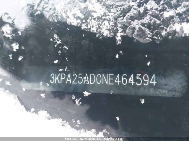 3KPA25AD0NE464594 KIA Rio