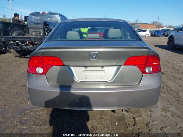 12541400 :رقم المزاد ، 2HGFA16547H009338 vin ، 2007 Honda Civic Lx مزاد بيع