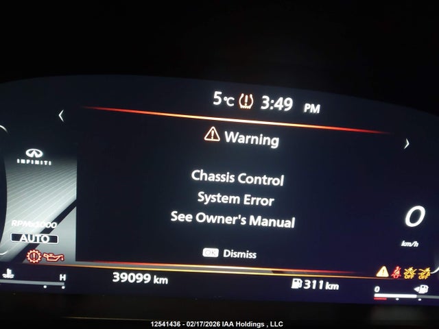 5N1DL1GS0NC337419 Infiniti Qx60 Sensory