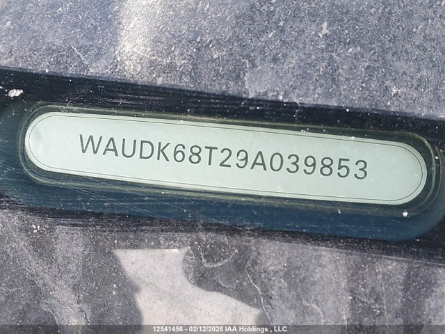 12541456 :رقم المزاد ، WAUDK68T29A039853 vin ، 2009 Audi A5 Quattro مزاد بيع