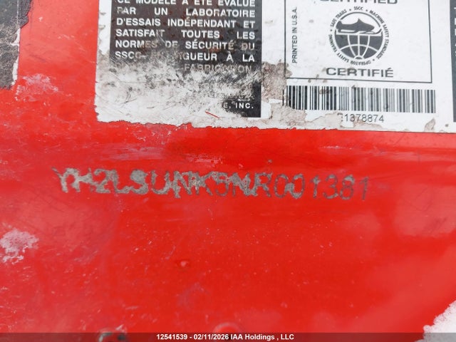 Aukcja sprzedaży 2022 Lynx Rave Re 850 Rer, vin: YH2LSUNK5NR001381, numer aukcji: 12541539
