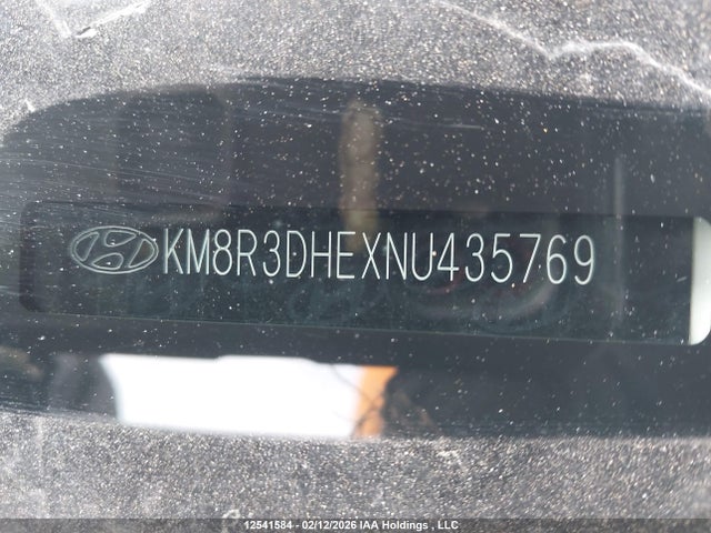 12541584 :رقم المزاد ، KM8R3DHEXNU435769 vin ، 2022 Hyundai Palisade Luxury 7-passenger Seating مزاد بيع