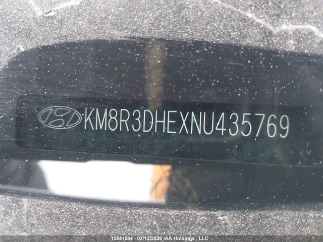 12541584 :رقم المزاد ، KM8R3DHEXNU435769 vin ، 2022 Hyundai Palisade Luxury 7-passenger Seating مزاد بيع