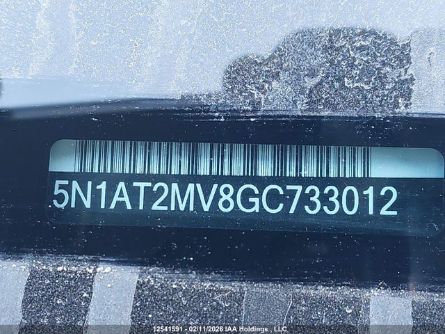 5N1AT2MV8GC733012 Nissan Rogue S/sl Premium/sv