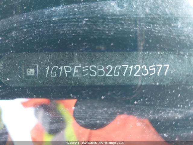 1G1PE5SB2G7123577 Chevrolet Cruze Limited 1lt