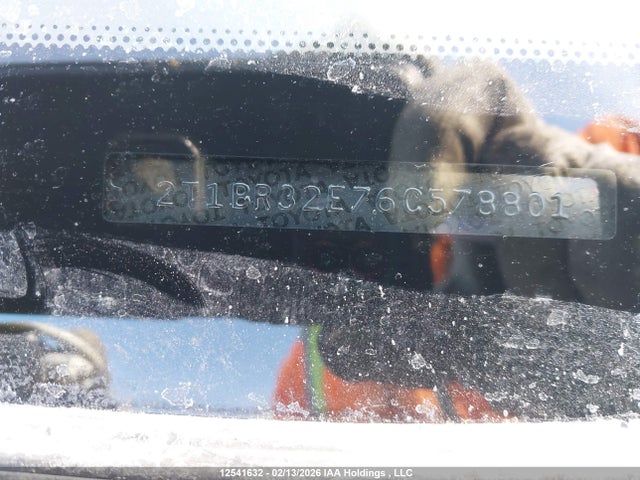 12541632 :رقم المزاد ، 2T1BR32E76C578801 vin ، 2006 Toyota Corolla مزاد بيع