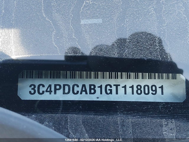 Продажа на аукционе авто 2016 Dodge Journey Cvp/se Plus, vin: 3C4PDCAB1GT118091, номер лота: 12541644