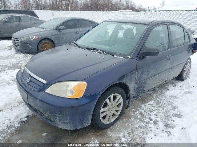 12541690 :رقم المزاد ، 2HGES16643H947321 vin ، 2003 Honda Civic Lx مزاد بيع