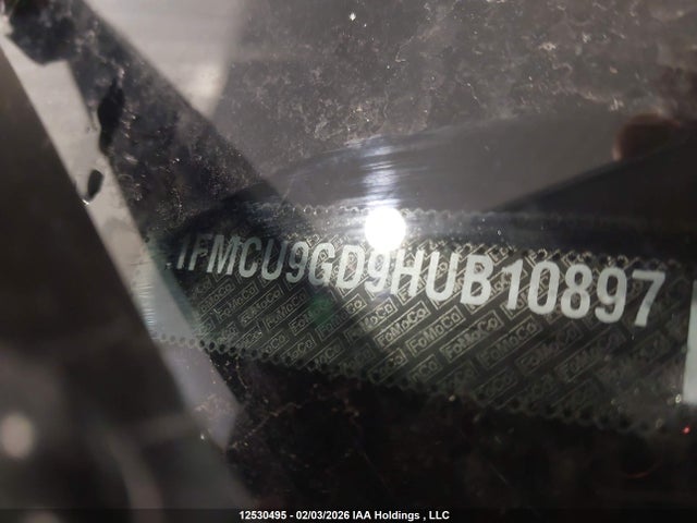 1FMCU9GD9HUB10897 Ford ESCAPE SE