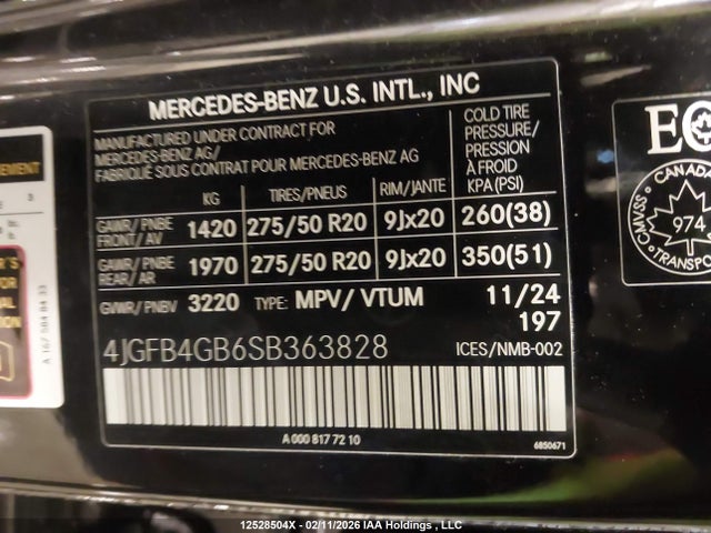 4JGFB4GB6SB363828 Mercedes-Benz Gle 450 Plug-in Hybrid 4matic