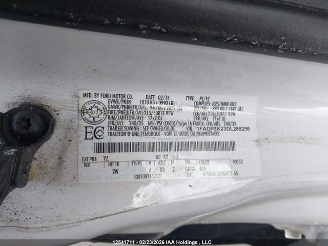 Продажа на аукционе авто 2013 Ford Focus Se, vin: 1FADP3K23DL268256, номер лота: 12541711