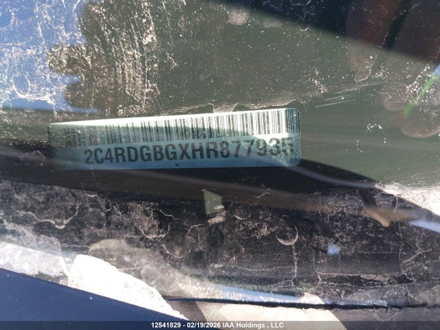 2C4RDGBGXHR877935 Dodge Grand Caravan Cvp/sxt