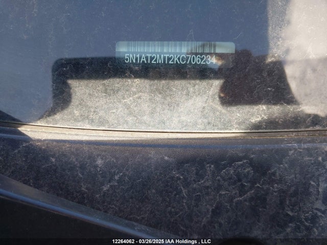 5N1AT2MT2KC706234 Nissan ROGUE S/SV