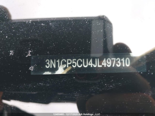 3N1CP5CU4JL497310 Nissan Kicks S/sr/sv