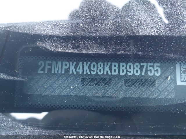 2FMPK4K98KBB98755 Ford Edge Titanium