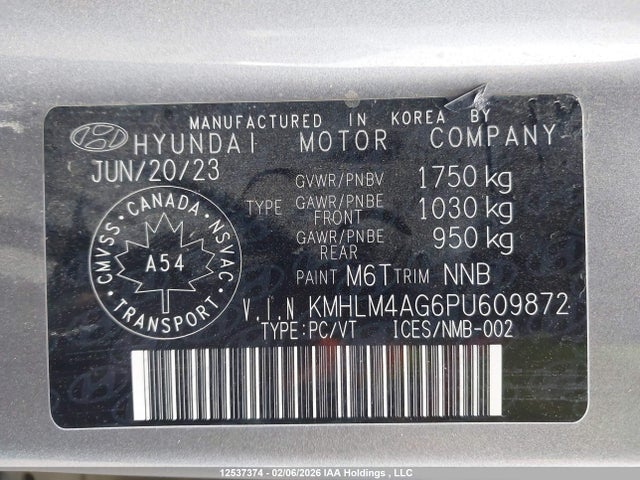 Hyundai Elantra Preferred Ivt With Tech Package 2023 KMHLM4AG6PU609872 Image 19