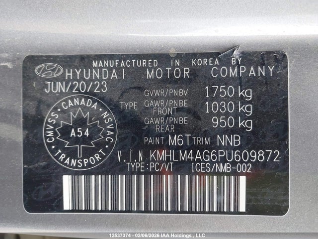 Hyundai Elantra Preferred Ivt With Tech Package 2023 KMHLM4AG6PU609872 Image 9