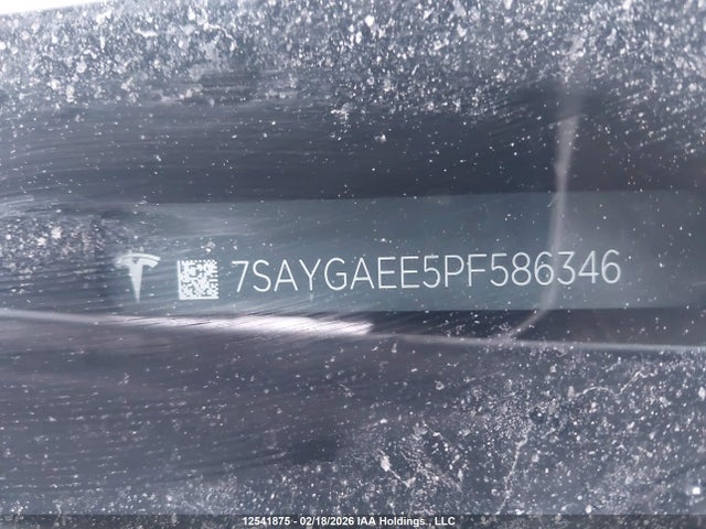 7SAYGAEE5PF586346 Tesla Model Y