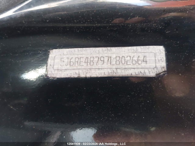 Aukcja sprzedaży 2007 Honda Cr-v Ex-l, vin: 5J6RE48797L802664, numer aukcji: 12541939