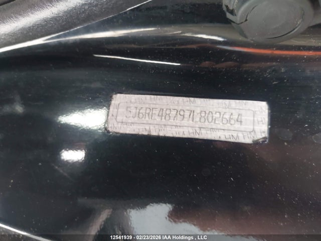 Aukcja sprzedaży 2007 Honda Cr-v Ex-l, vin: 5J6RE48797L802664, numer aukcji: 12541939