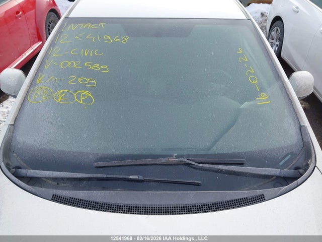 12541968 :رقم المزاد ، 2HGFB2E48CH002589 vin ، 2012 Honda Civic مزاد بيع