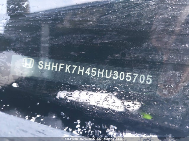 SHHFK7H45HU305705 Honda Civic Sport