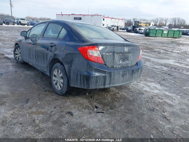2012 Honda Civic Lx მანქანა იყიდება აუქციონზე, vin: 2HGFB2F4XCH104748, აუქციონის ნომერი: 12542078