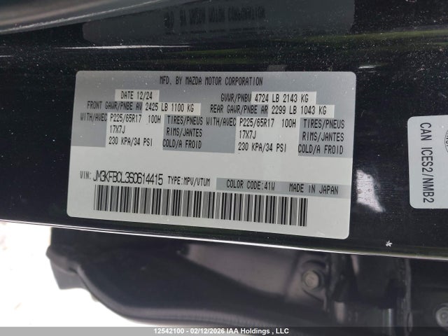 JM3KFBCL3S0614415 Mazda Cx-5 Preferred