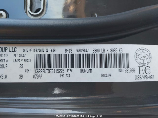 1C6RR7UT9ES115225 RAM 1500 Sport