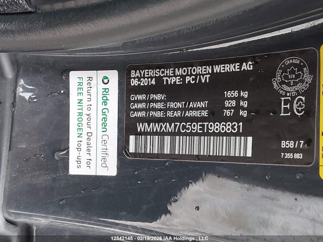 WMWXM7C59ET986831 Mini Hatch Cooper S