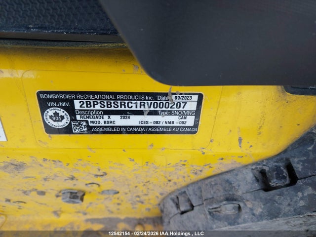 2BPSEBRA4RV000207 Skidoo Skidoo