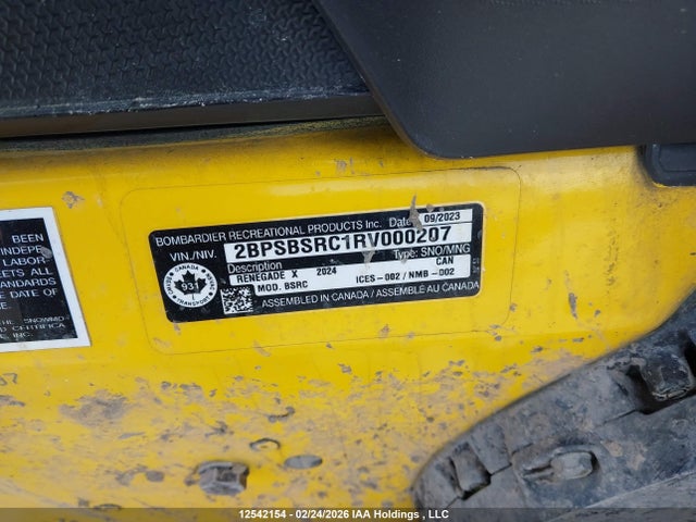 2BPSEBRA4RV000207 Skidoo Skidoo