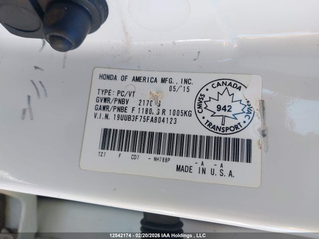 Acura Tlx Elite 2015 19UUB3F75FA804123 Image 9