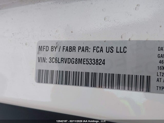 3C6LRVDG8ME533824 RAM Promaster 2500 2500 High