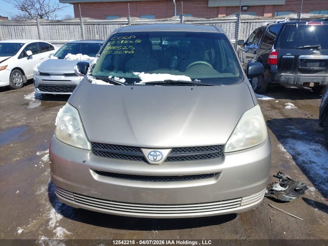 12542218 :رقم المزاد ، 5TDZA29CX5S386525 vin ، 2005 Toyota Sienna Ce 7 Passenger/ce 8 Passenger مزاد بيع