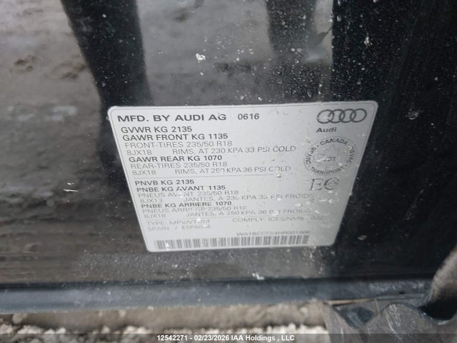 WA1BCCFS4HR001986 Audi Q3 2.0t Komfort