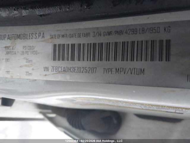Fiat 500L TREKKING 2014 ZFBCFADH3EZ025207 Image 9