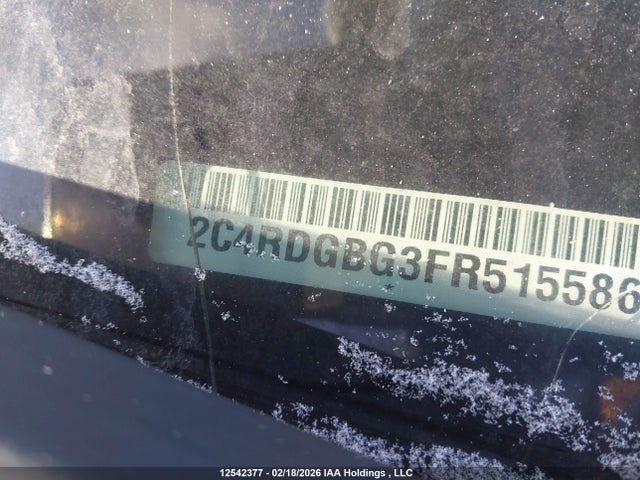 Aukcja sprzedaży 2015 Dodge Grand Caravan Se/sxt, vin: 2C4RDGBG3FR515586, numer aukcji: 12542377