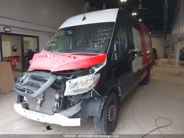 12542425 :رقم المزاد ، WD3BF1CD4KP078829 vin ، 2019 Mercedes-benz Sprinter 2500 High Roof V6 مزاد بيع