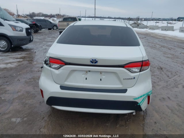 12542438 :رقم المزاد ، JTDBAMDE5MJ010803 vin ، 2021 Toyota Corolla Hybrid Base W/li Battery مزاد بيع