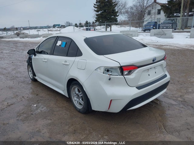 12542438 :رقم المزاد ، JTDBAMDE5MJ010803 vin ، 2021 Toyota Corolla Hybrid Base W/li Battery مزاد بيع