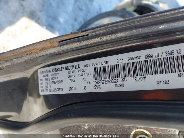 1C6RR7GG3ES295624 Dodge RAM 1500