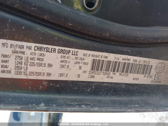 Dodge Journey 2015 3C4PDCCG1FT525433 Image 18
