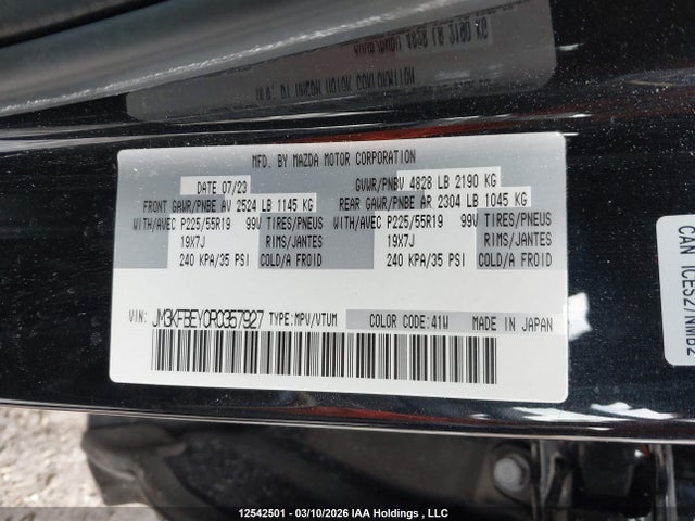 JM3KFBEY0R0357927 Mazda CX-5