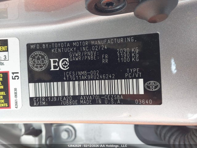 4T1G11AK9RU246242 Toyota Camry Se Night Shade/se