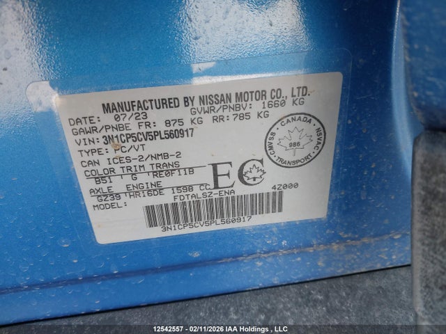 Nissan KICKS SV 2023 3N1CP5CV5PL560917 Image 18