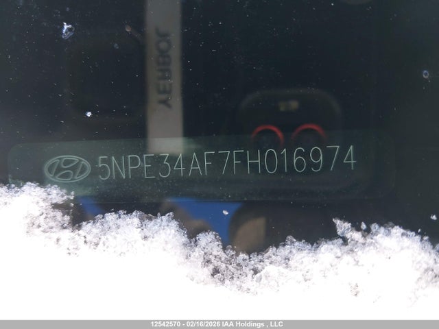 5NPE34AF7FH016974 Hyundai Sonata Limited