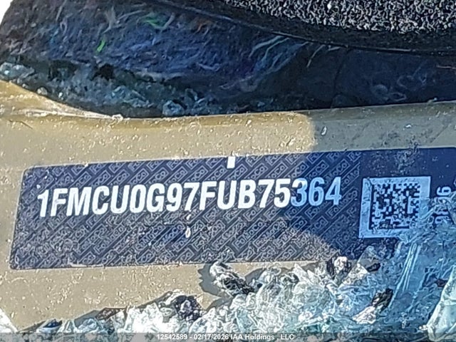 Aukcja sprzedaży 2015 Ford Escape Se, vin: 1FMCU0G97FUB75364, numer aukcji: 12542589