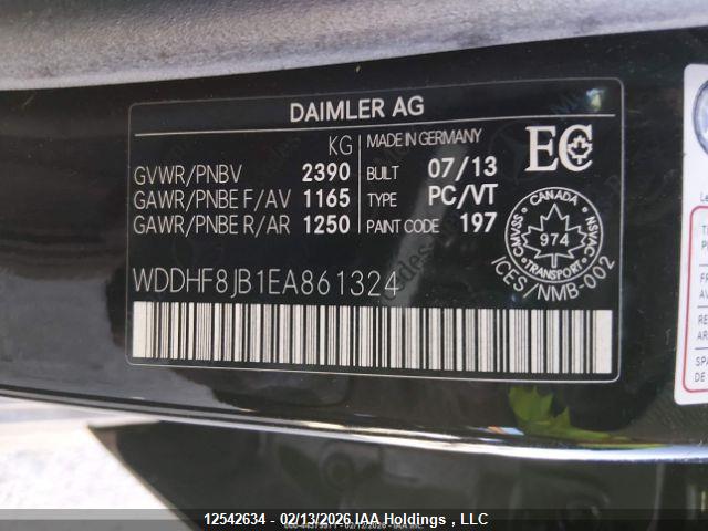 Aukcja sprzedaży 2014 Mercedes-benz E 350 4matic, vin: WDDHF8JB1EA861324, numer aukcji: 12542634